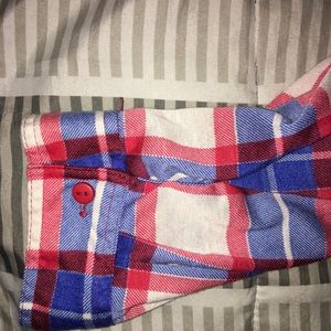Red White and Blue Flannel